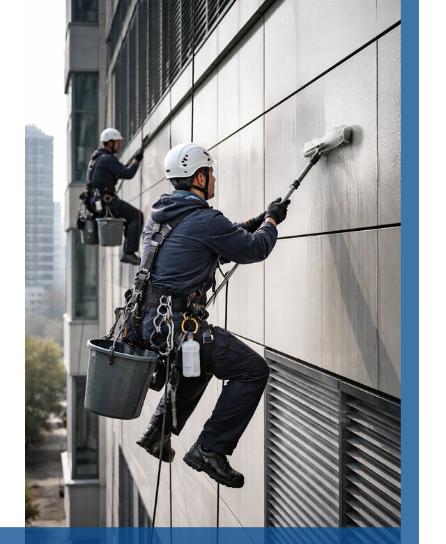 Мойка вентилируемого фасада в Сибае от 257 р. | ВЫСОТНИК-Сба