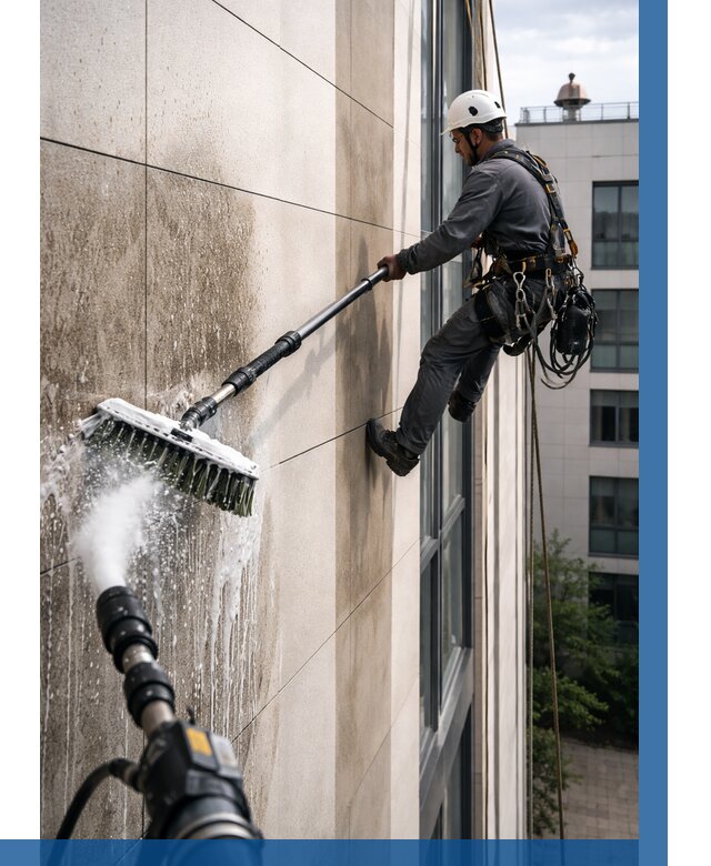 Мойка фасада из керамогранита в Сибае от 308 р. | ВЫСОТНИК-Сба