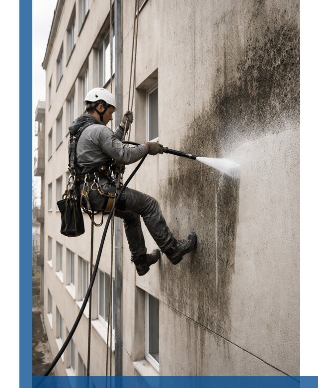 Профессиональная очистка фасадов от плесени в Сибае