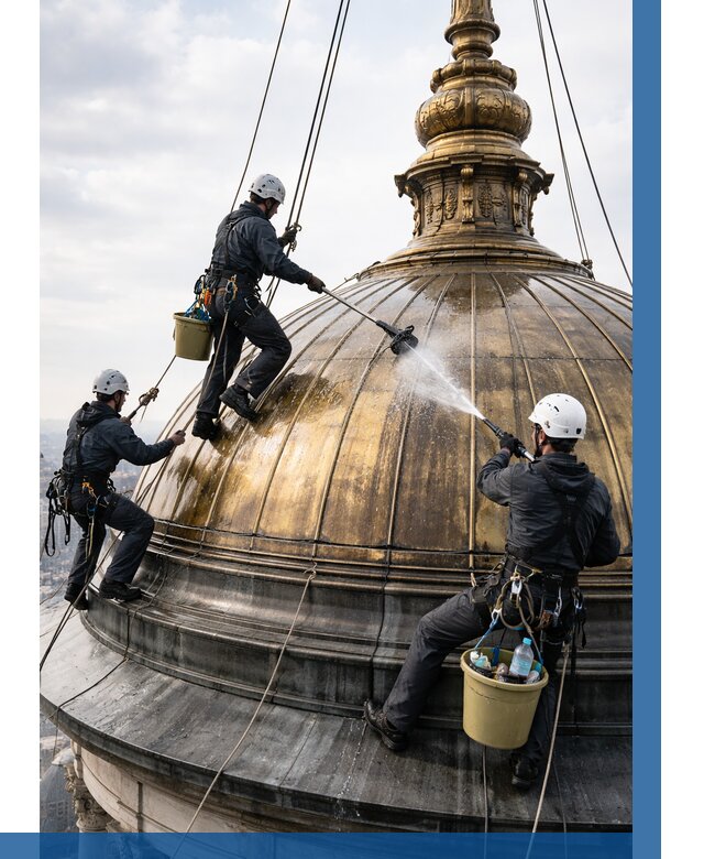 Мойка куполов и шпилей в Сибае от 8221 р. - заказать | ВЫСОТНИК-Сба