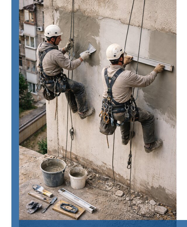 Комплексный ремонт штукатурного фасада с гарантией в Сибае