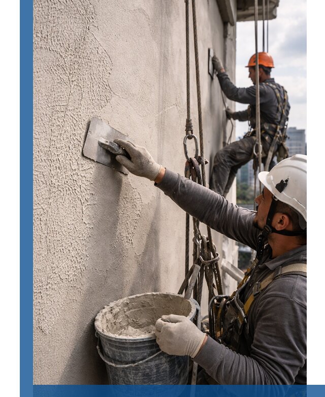 Декоративная штукатурка фасада с утеплением и защитой в Сибае