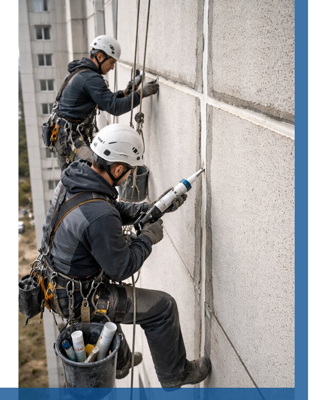 Герметизация межпанельных швов в Сибае от 719 р. | ВЫСОТНИК-Сба