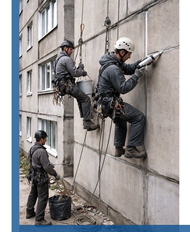 Герметизация межпанельных швов в Сибае с гарантией герметичности