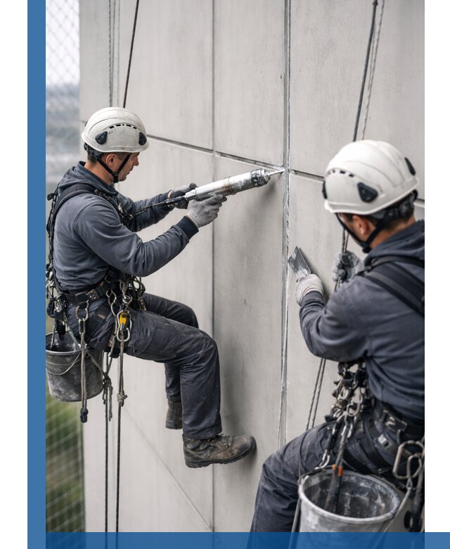 Первичная герметизация швов фасадов и кровель в Сибае