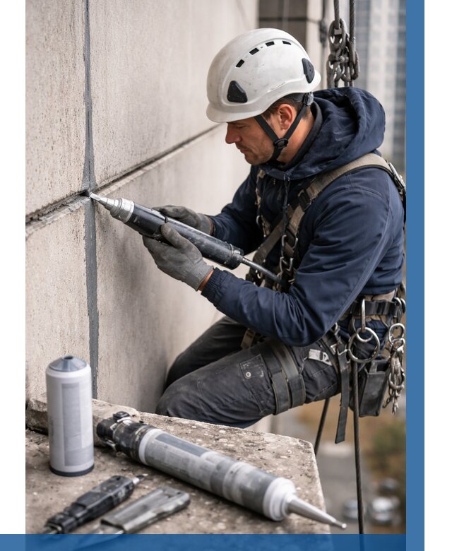 Вторичная герметизация швов в Сибае от 462 р. | ВЫСОТНИК-Сба