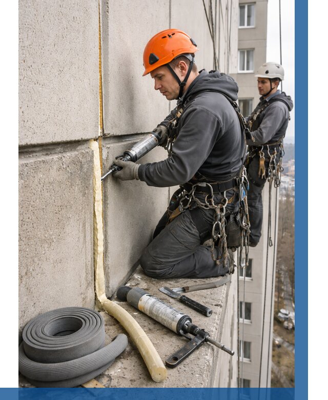 Теплый шов межпанельные швы в Сибае от 719 р. | ВЫСОТНИК-Сба