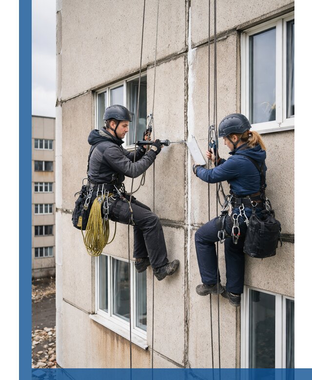 Герметизация межпанельных швов тёплым швом в Сибае