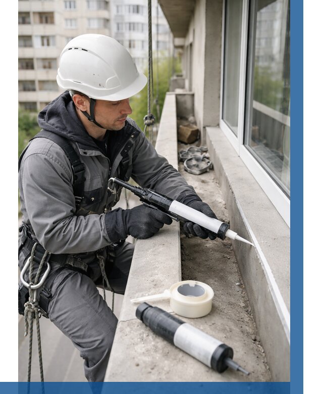 Герметизация швов лоджии в Сибае от 4624 р. | ВЫСОТНИК-Сба