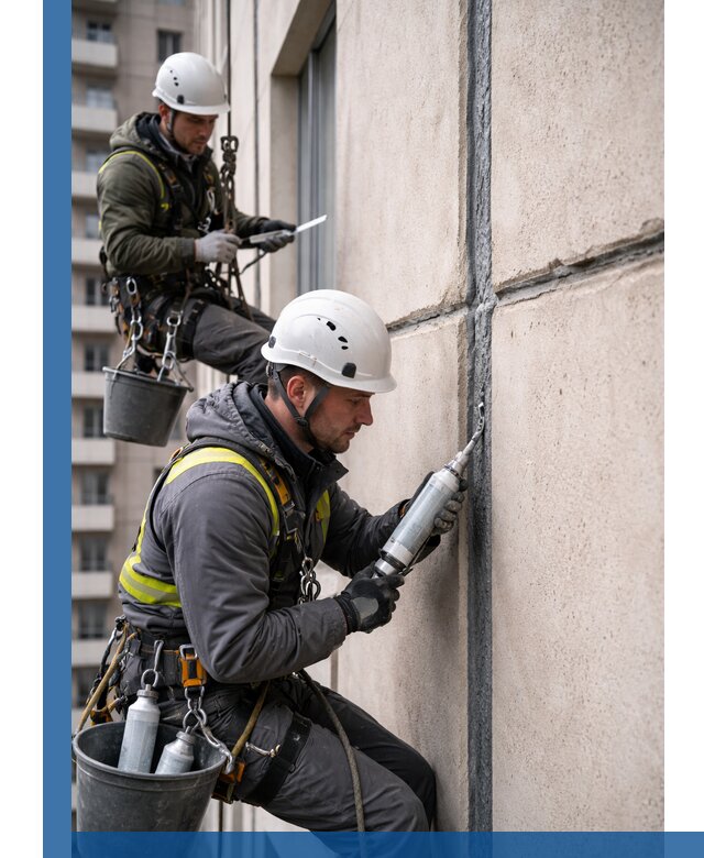 Герметизация деформационных швов фасада в Сибае качественно