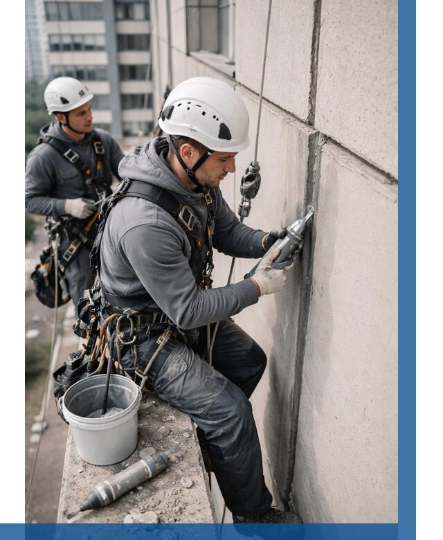 Ремонт деформационных швов здания в Сибае от 1028 р. | ВЫСОТНИК-Сба