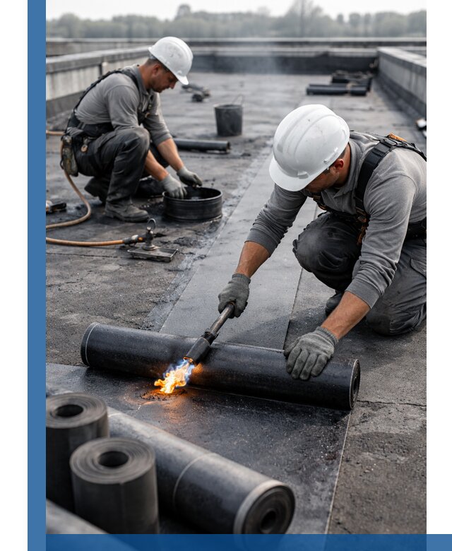 Ремонт рулонной кровли в Сибае герметизация и восстановление