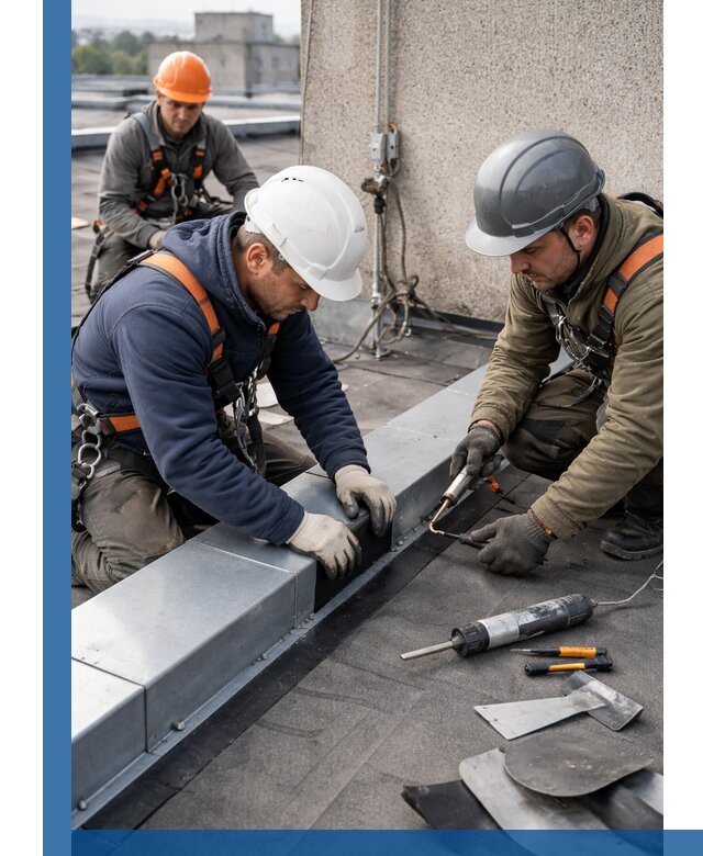 Ремонт кровельных примыканий в Сибае профессионально