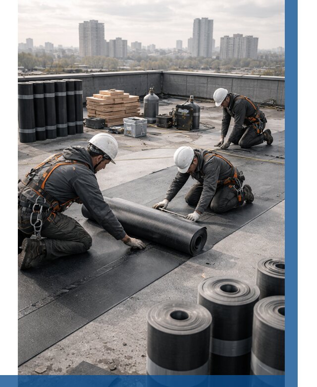 Монтаж мягкой кровли под ключ в Сибае от 462 р. | ВЫСОТНИК-Сба