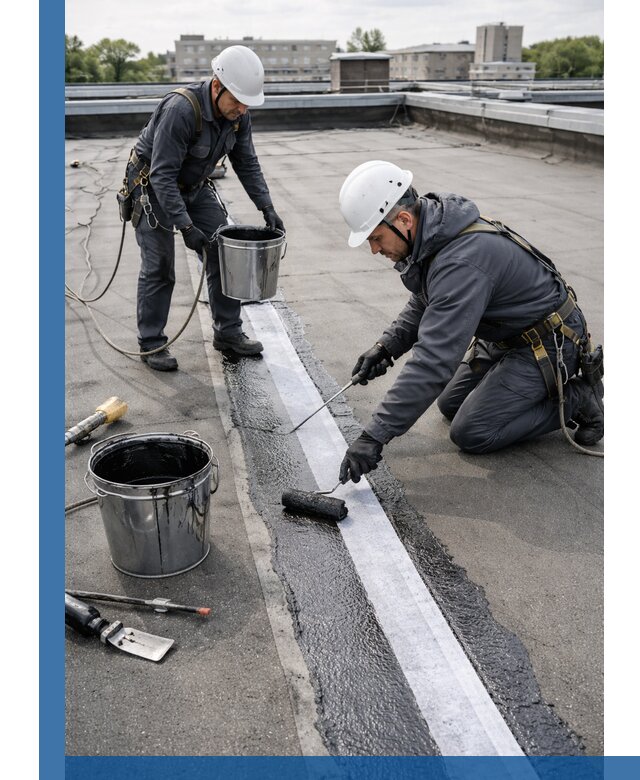 Гидроизоляция кровли мастикой в Сибае надежная защита