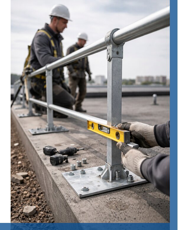 Монтаж кровельного ограждения в Сибае от 1233 р. | ВЫСОТНИК-Сба