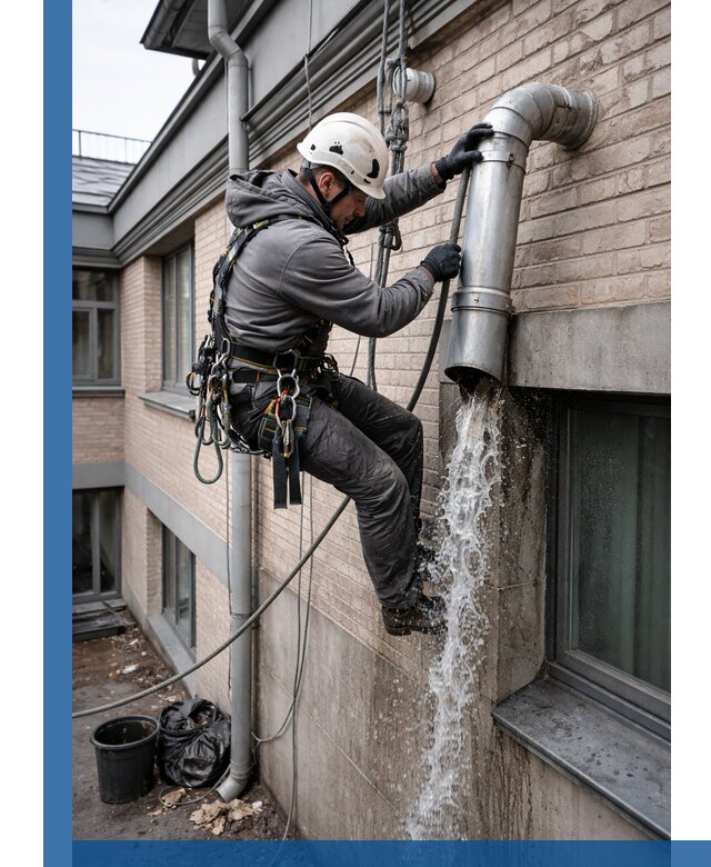 Профессиональная прочистка водосточных труб в Сибае с гарантией