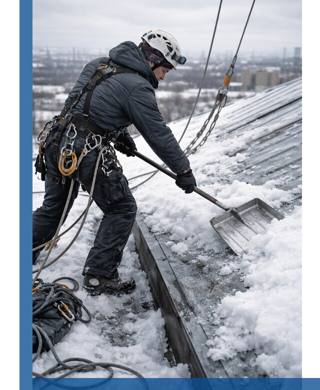 Профессиональная очистка кровли от снега и наледи в Сибае