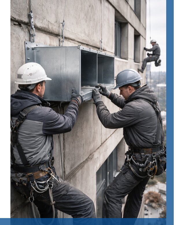 Монтаж вентиляционных коробов в Сибае от 3083 р. | ВЫСОТНИК-Сба