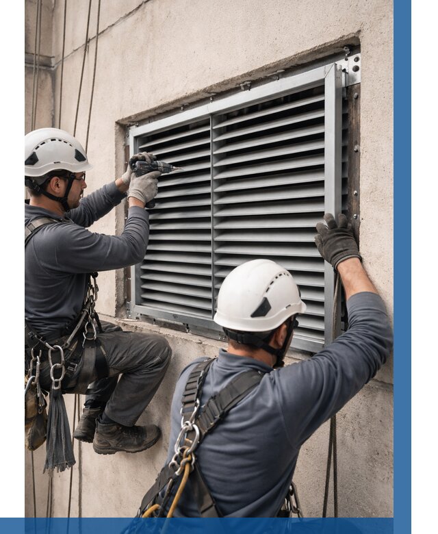 Монтаж вентиляционных решеток в Сибае от 4624 р. | ВЫСОТНИК-Сба