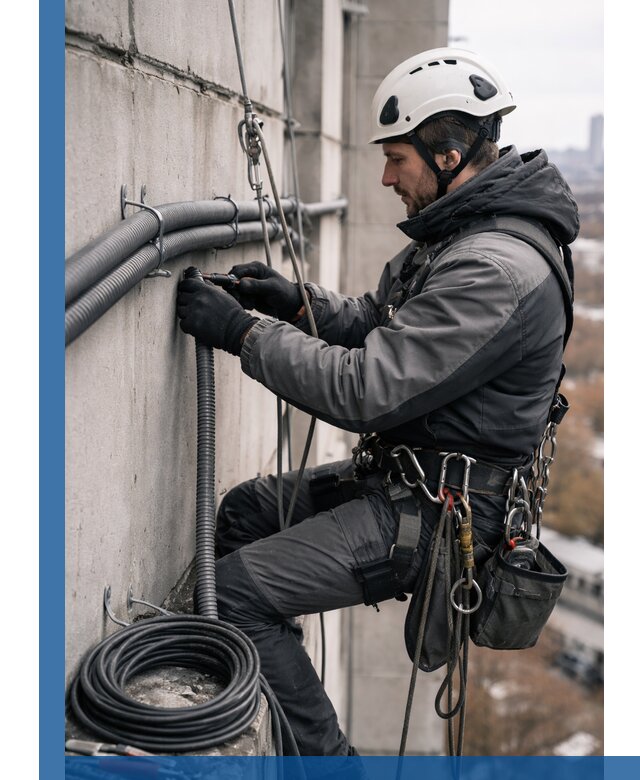 Профессиональный монтаж гофры для кабеля в Сибае с гарантией