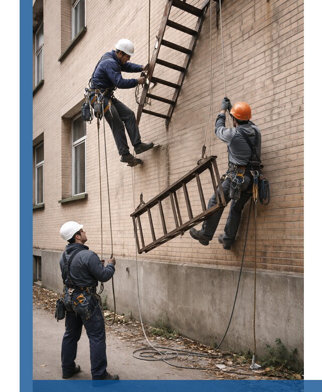 Демонтаж пожарной лестницы в Сибае быстро и безопасно