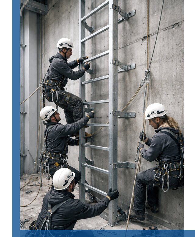 Монтаж металлических лестниц в Сибае под ключ со гарантией