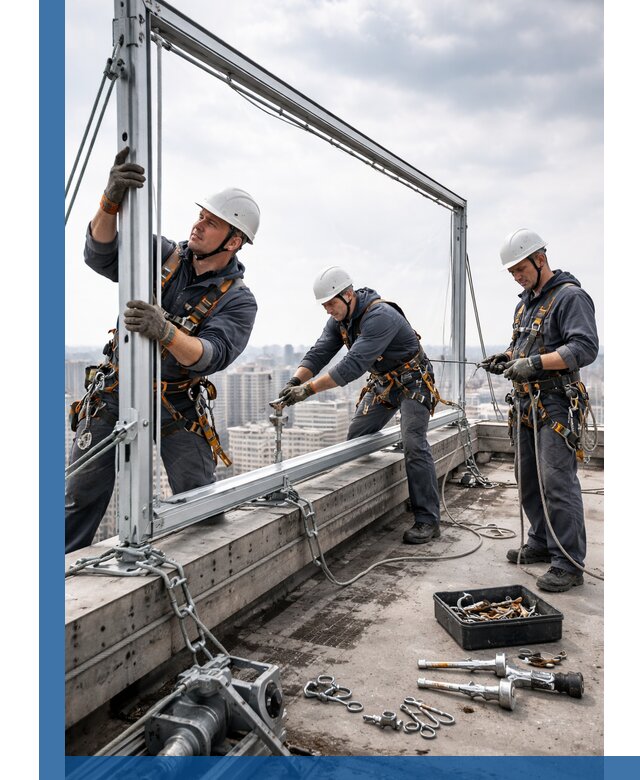 Монтаж крышных рекламных конструкций под ключ в Сибае