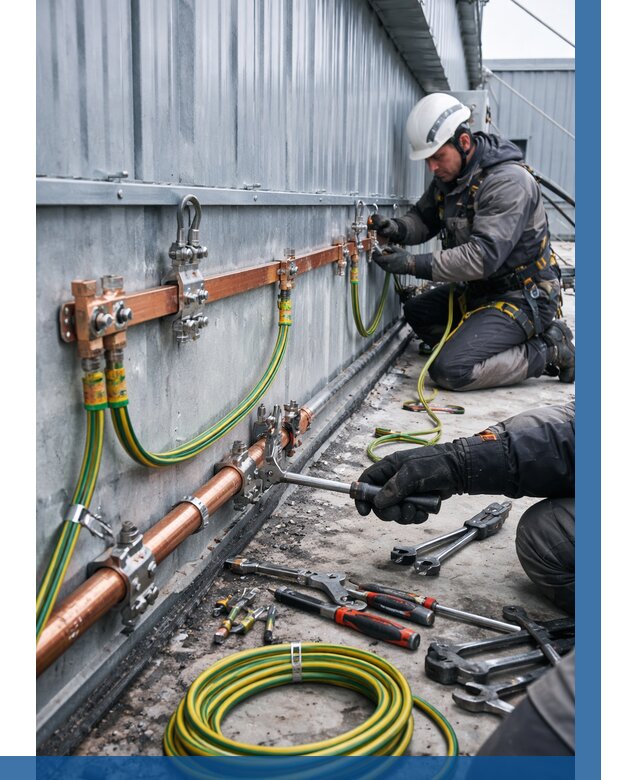 Монтаж заземления здания в Сибае от 25690 р. | ВЫСОТНИК-Сба