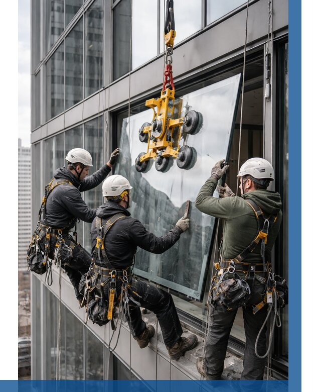 Фасадное остекление зданий под ключ в Сибае от 10276 р. | ВЫСОТНИК-Сба