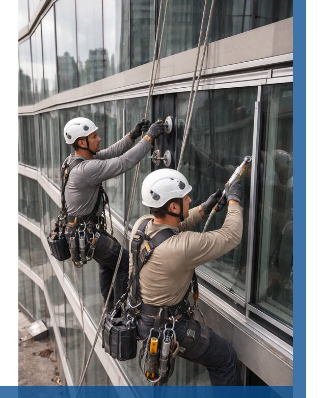 Радиусное остекление фасада в Сибае от 12331 р. | ВЫСОТНИК-Сба