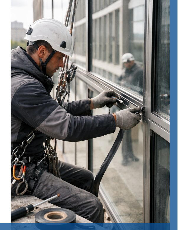 Ремонт витражных конструкций в Сибае от 3597 р. | ВЫСОТНИК-Сба