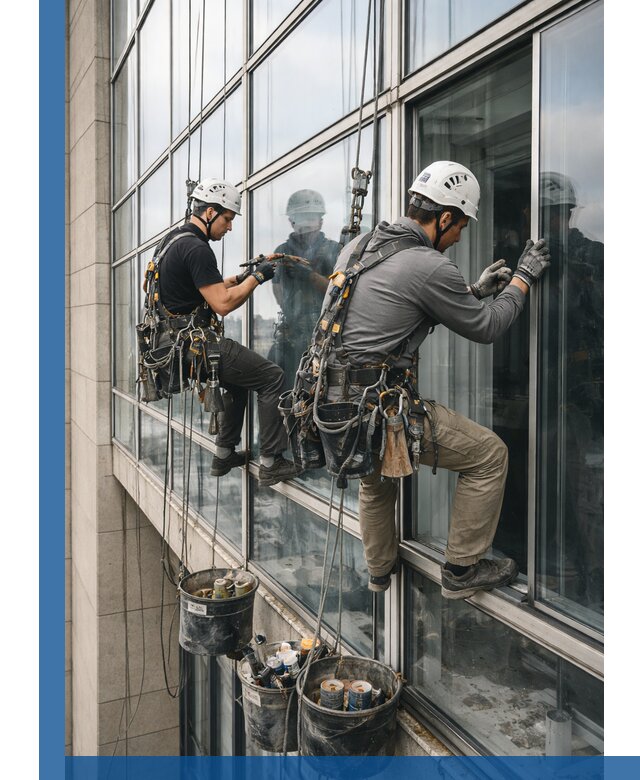 Ремонт витражных конструкций и фасадного остекления в Сибае