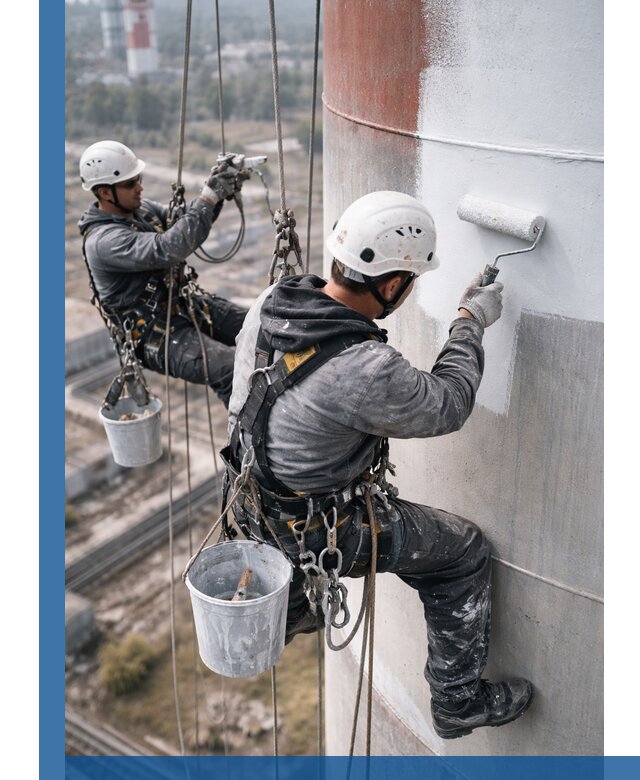 Покраска дымовых труб в Сибае: антикоррозийная защита и восстановление