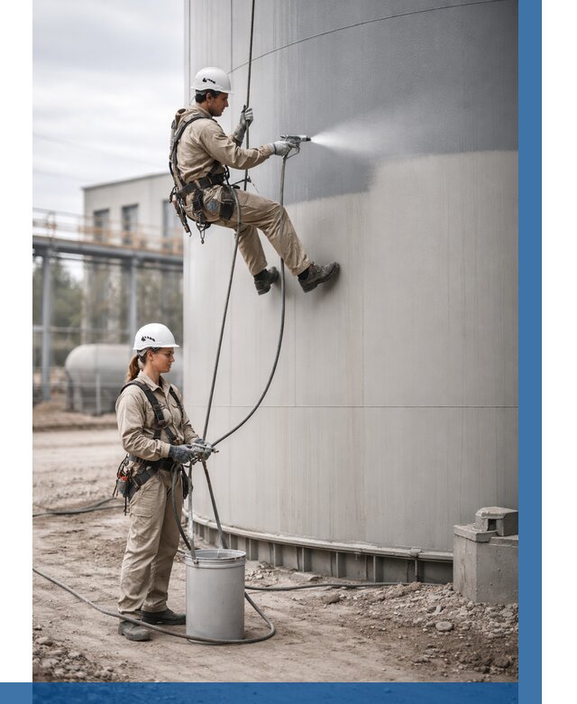 Покраска резервуаров в Сибае от 1233 р. | ВЫСОТНИК-Сба — заказать