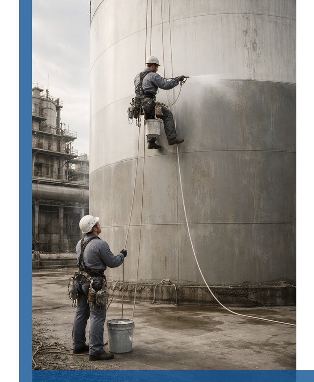 Покраска стальных резервуаров и емкостей в Сибае профессионально