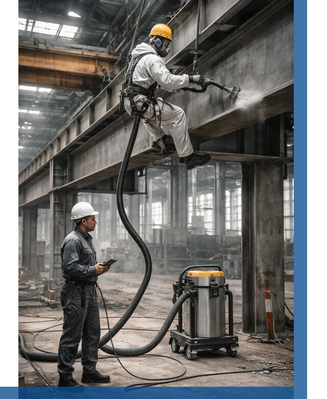 Обеспыливание конструкций в цехе в Сибае от 4316 р. | ВЫСОТНИК-Сба