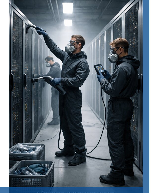 Обеспыливание серверной комнаты в Сибае от 4624 р. | ВЫСОТНИК-Сба