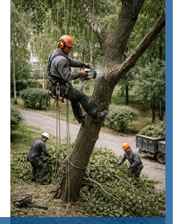 Кронирование деревьев в Сибае от 6679 р. | ВЫСОТНИК-Сба