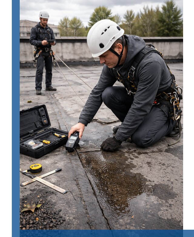 Обследование кровли на протечки и выявление дефектов в Сибае